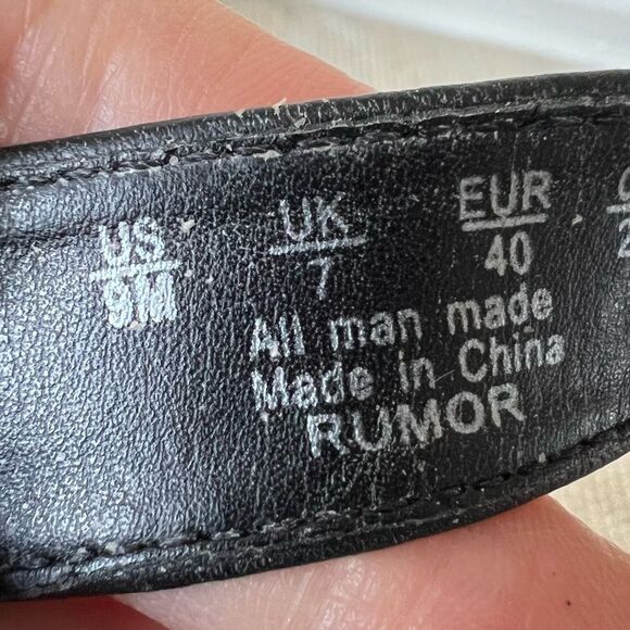 Fergalicious Black and Tan Wedge Sandals - Picture 15 of 16